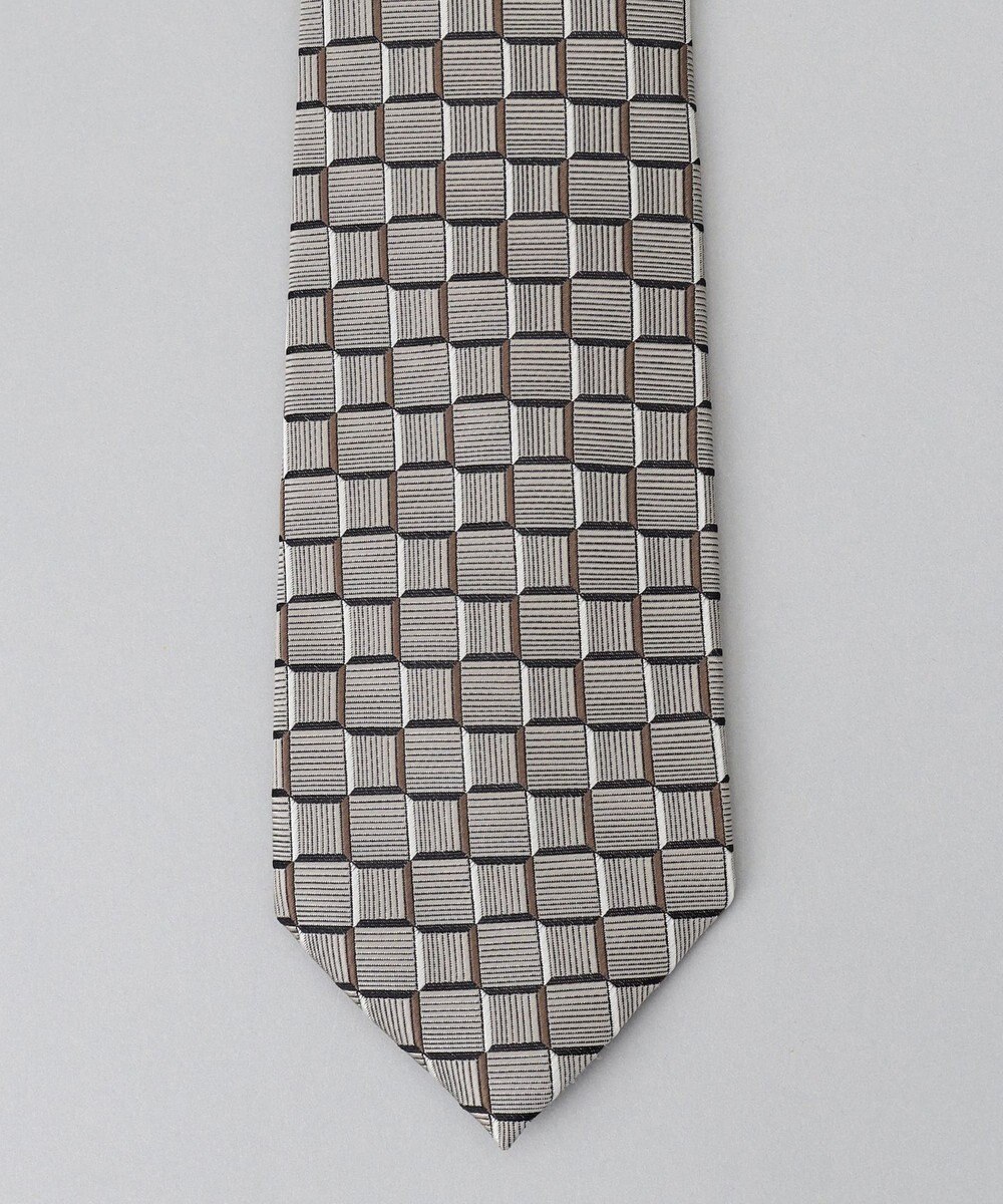 GOTAIRIKU GOTAIRIKU別注【日本製】シルク ネクタイ_チェック織り 