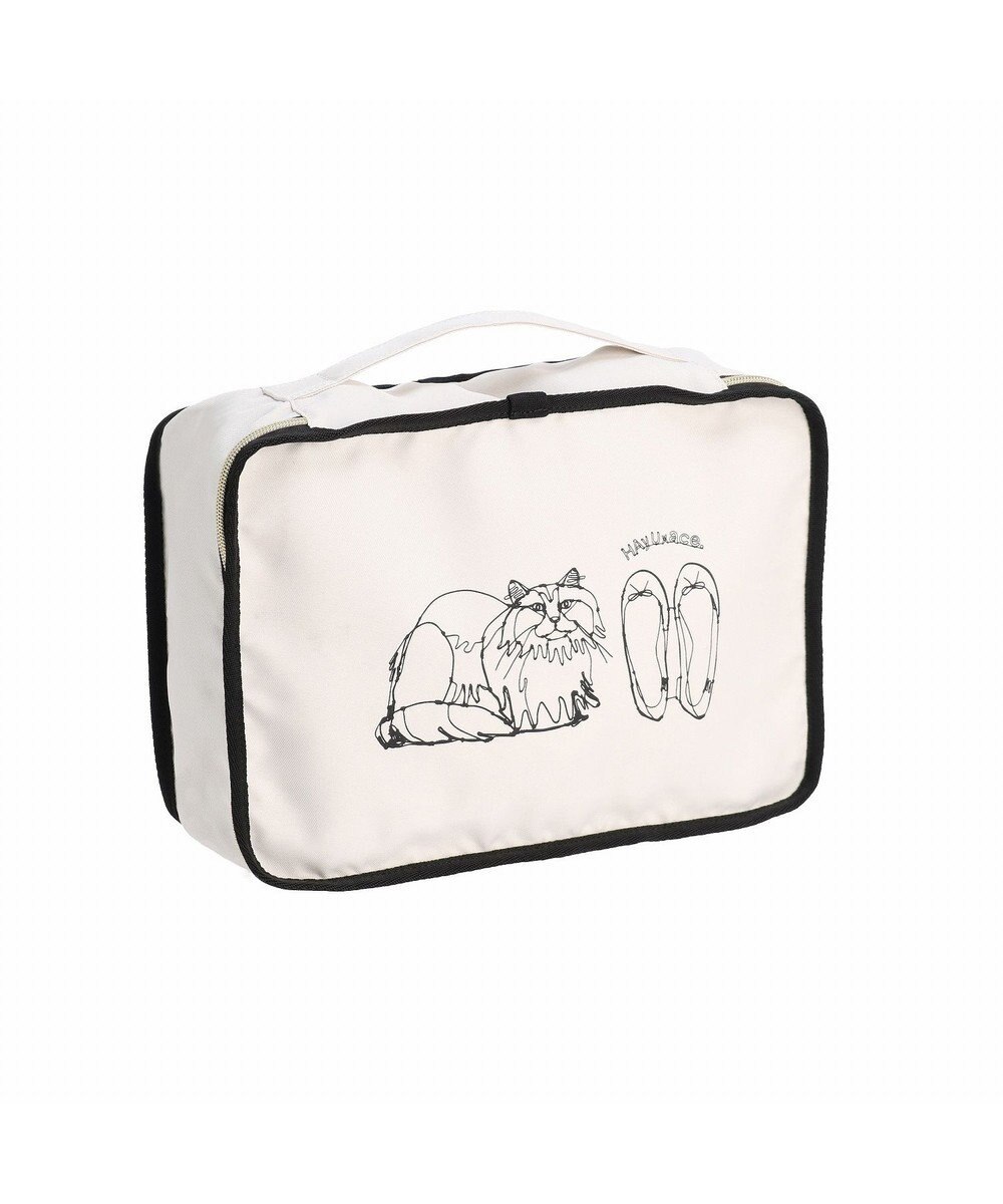 ACE BAGS & LUGGAGE HAyU × ace. トラベルポーチ Mサイズ 猫柄 17822 