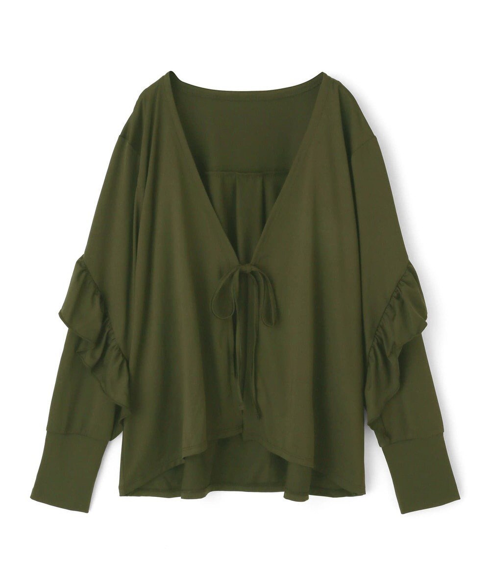 San-ai Resort（三愛水着楽園） 【UPF50＋】　フリル羽織り　M　　【San-ai Resort（サンアイリゾート）】 