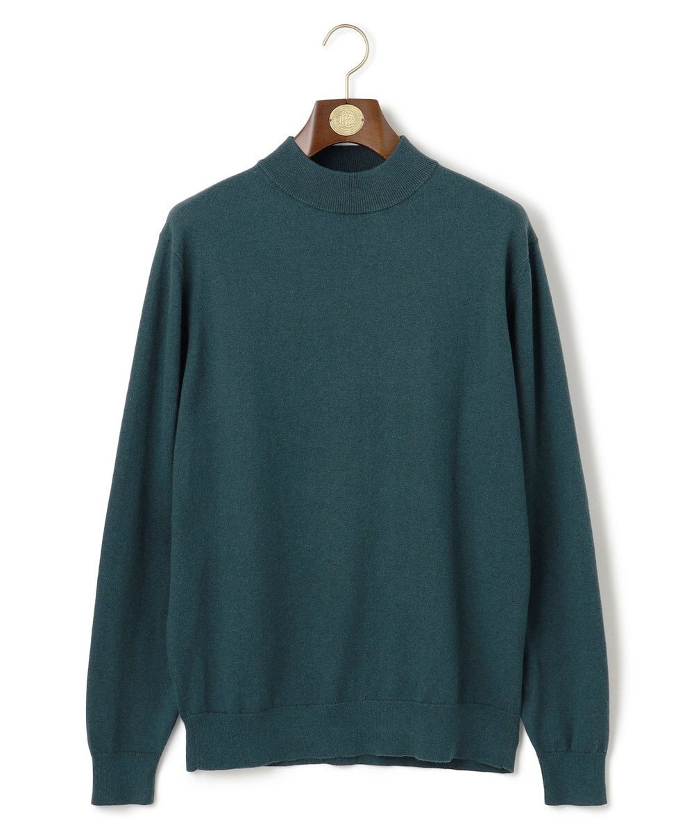 J.PRESS MEN 動きやすさにこだわった立体設計【洗える】コットンカシミヤモックネック ニット 