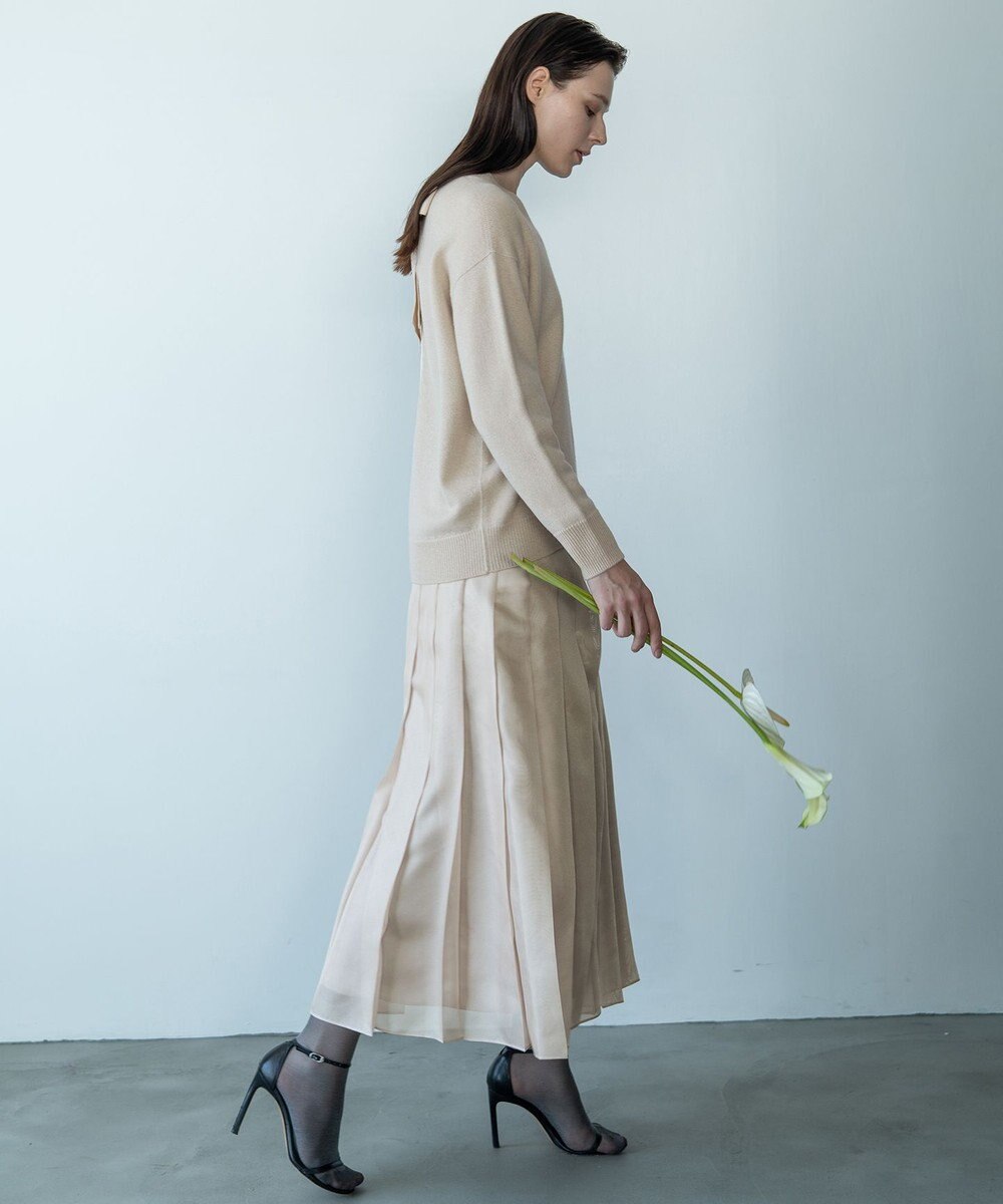 自由区 【カトリエムブーケ】Soyeux touche バックリボンプルオーバーニット 