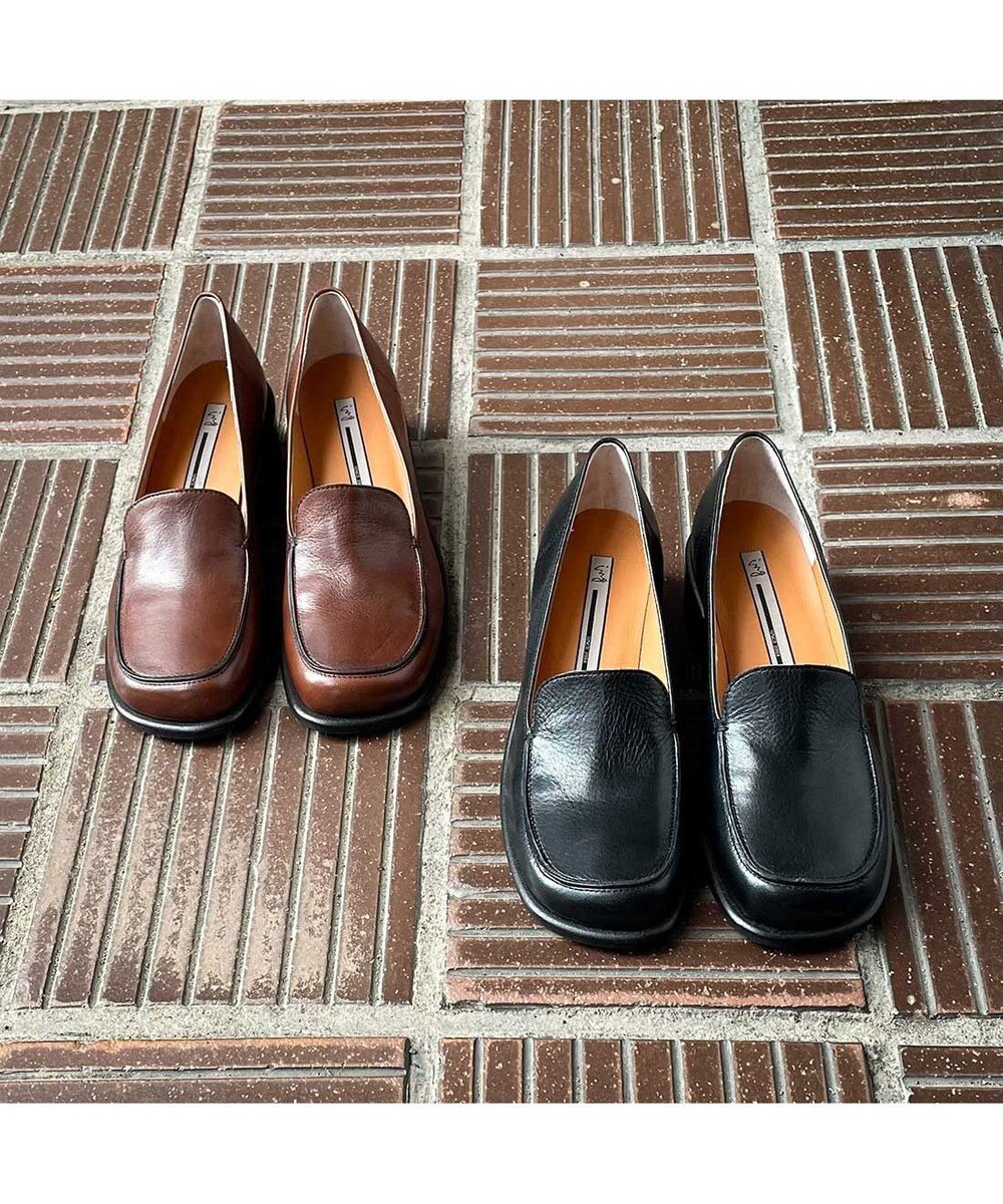 ing <ing>ヒールアップローファー 