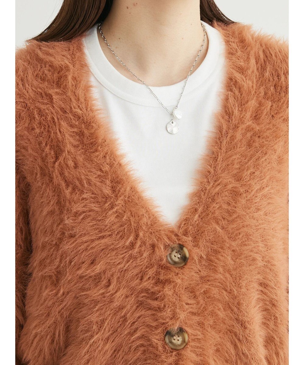 Green Parks ・Ｐｅｔｉｔ　Ｆｌｅｕｒ　シャギーニットカーディガン 