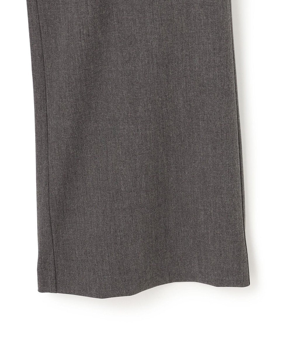 UNFILO 【セットアップ着用可/ウエストゴム】マイビューティ セミフレアパンツ 