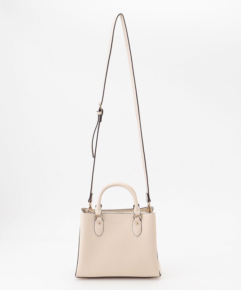 LA BAGAGERIE 【MONICA】スクエア2WAYハンドバッグ 