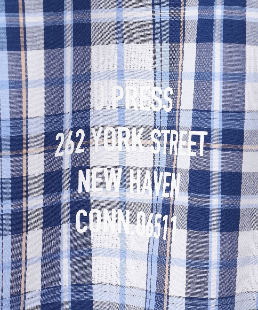 J.PRESS KIDS 【140-170cm】ロゴプリント チェックシャツ 