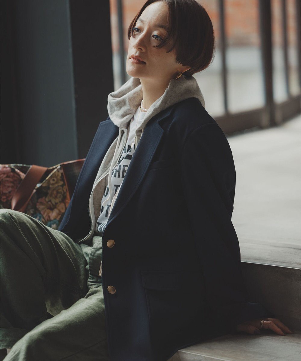 #Newans 【高山都さんコラボ】オーバーサイズテーラードジャケット 