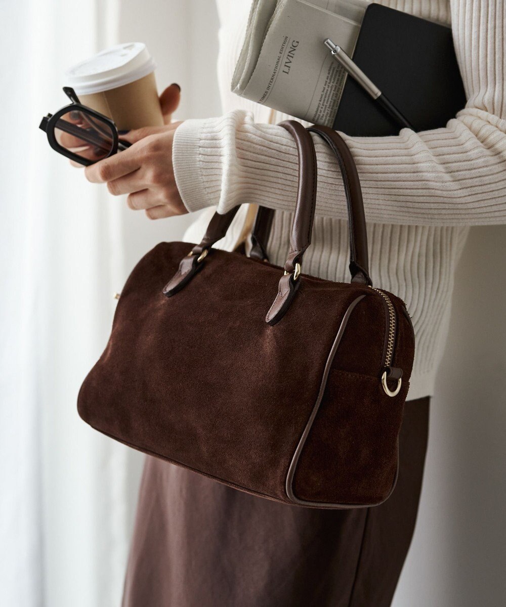 russet スエード2WAYミニボストンバッグ(CE-1570-WEB) 