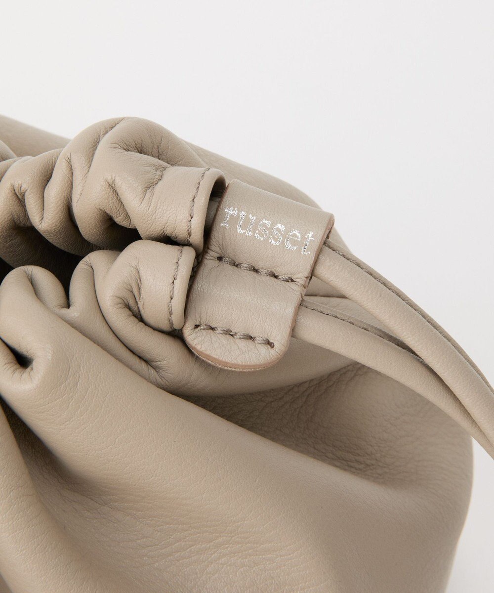 russet レザー巾着4WAYショルダーバッグ(CE-1454) 