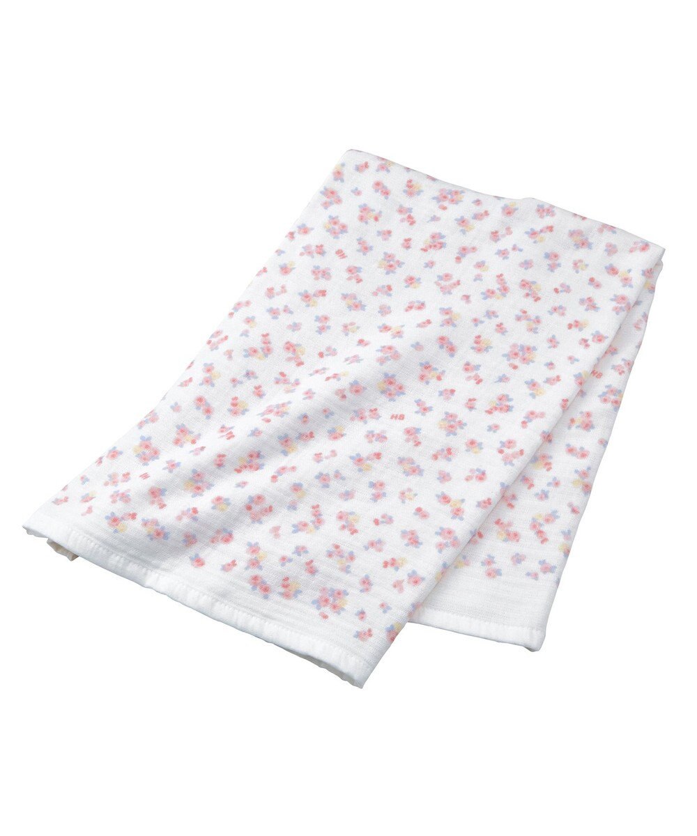 MIKI HOUSE HOT BISCUITS ガーゼバスタオル＆ラトルギフトセット【BOX付き】 