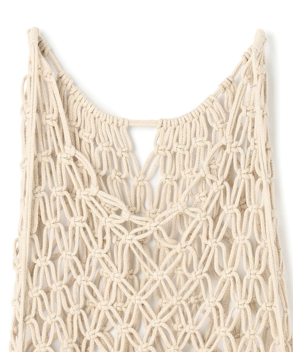 uncrave マクラメニット 2WAYキャミソール 