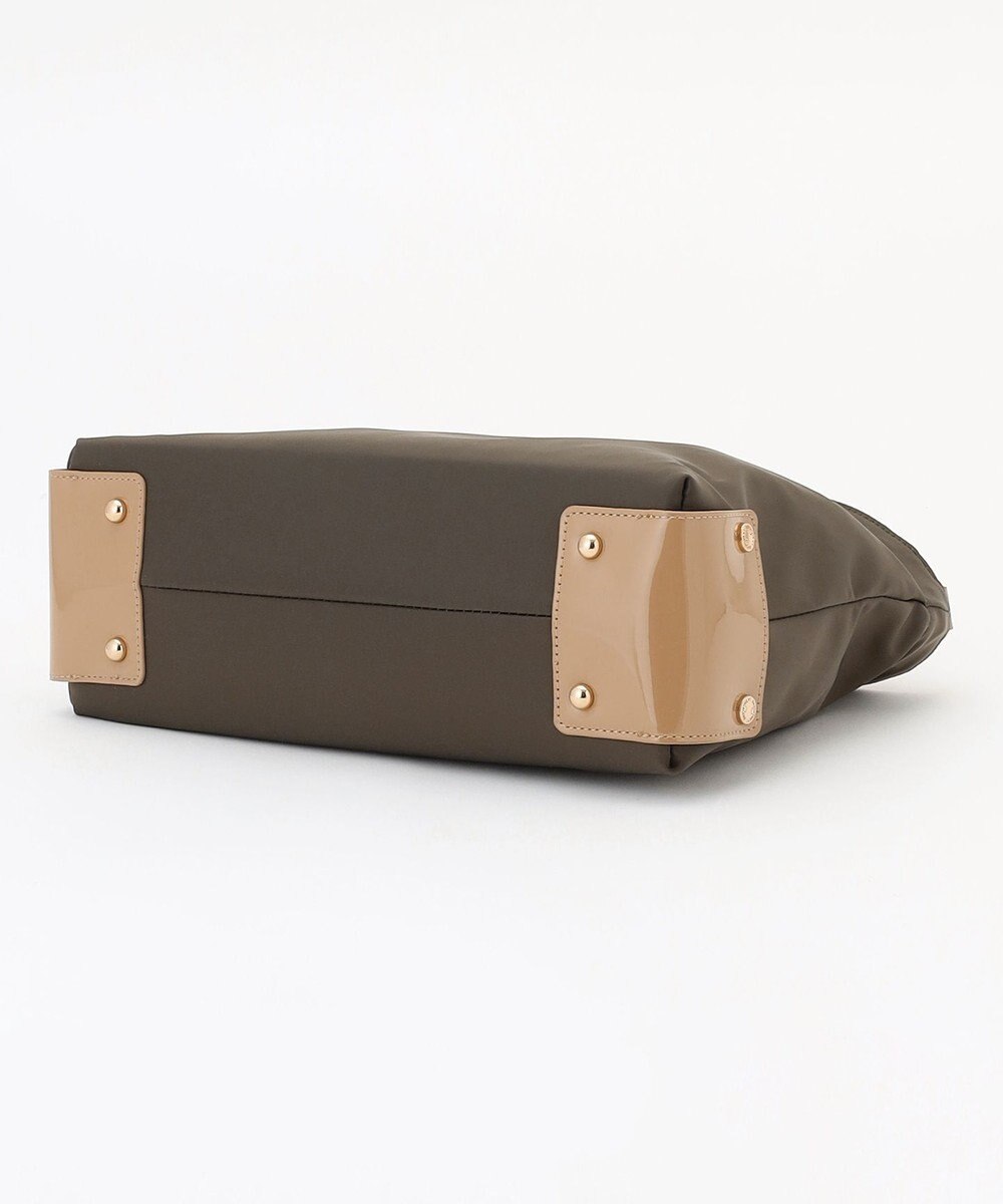 LA BAGAGERIE ツイルナイロン×エナメル 2WAYトートバッグ Sサイズ 