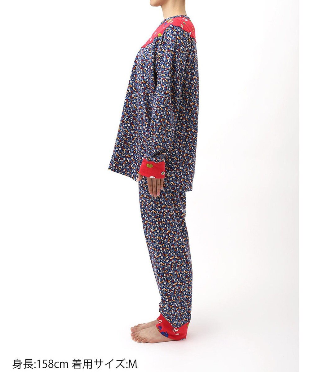 tsumori chisato SLEEP ツモリチサト パジャマ 長袖 長ズボン ルームウェア 綿100%(本体) ミニ裏毛素材 上下セット かぶりタイプ tsumori chisato SLEEP UDX552 /ワコール 
