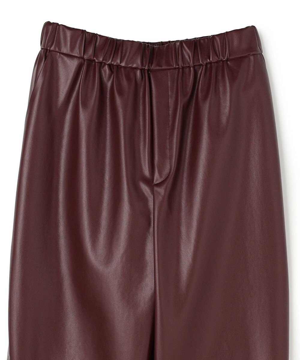 BEIGE， HYAL / フェイクレザーカービーラインイージーパンツ 