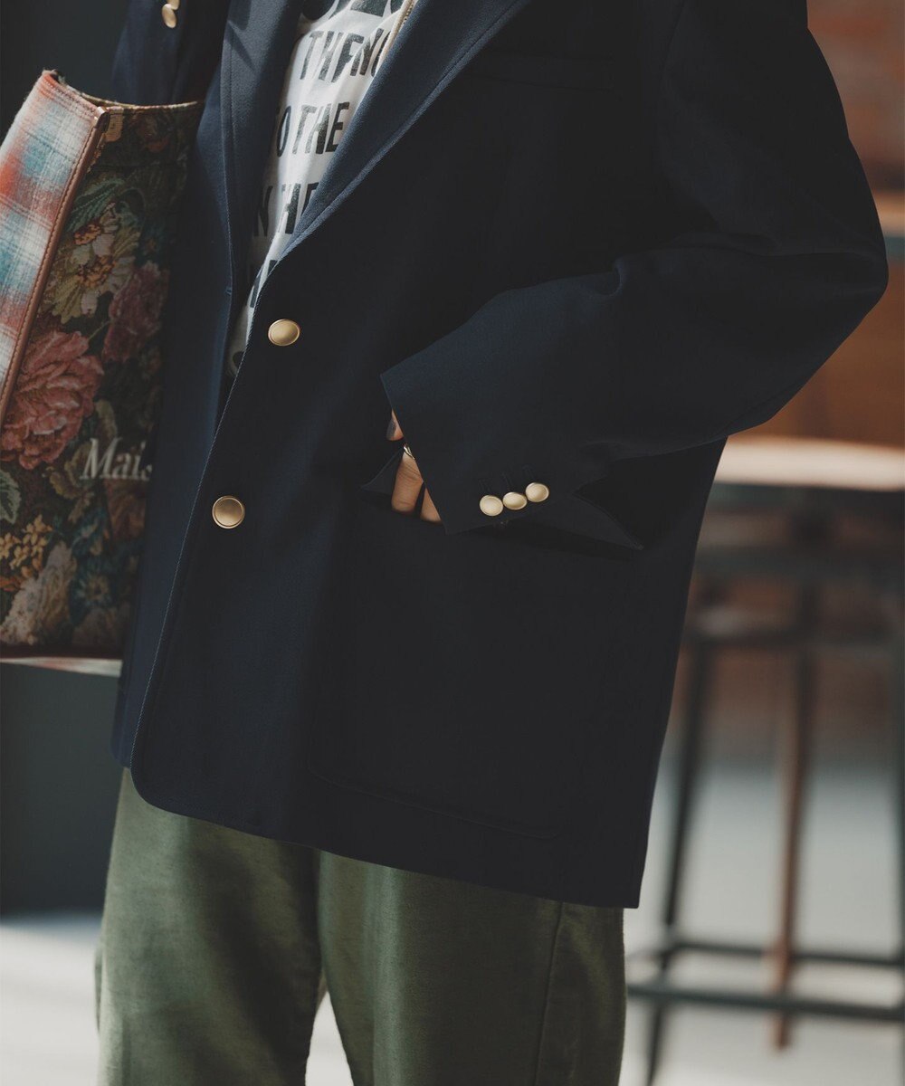 #Newans 【高山都さんコラボ】オーバーサイズテーラードジャケット 