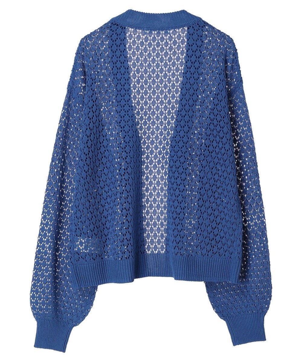 Green Parks 洗えるすかし編みニットカーディガン 