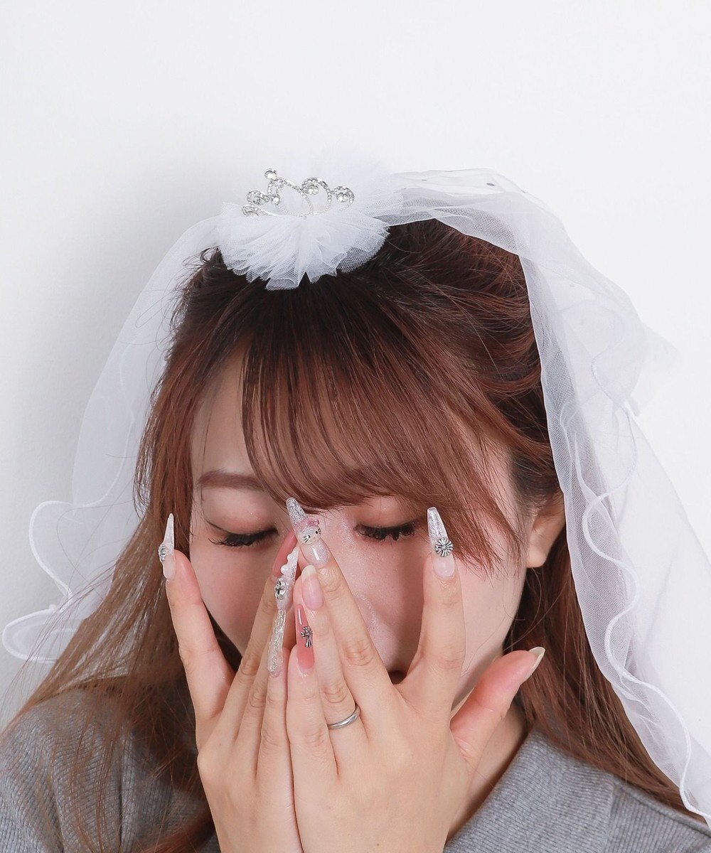 WEGO キラキラホワイトベール 