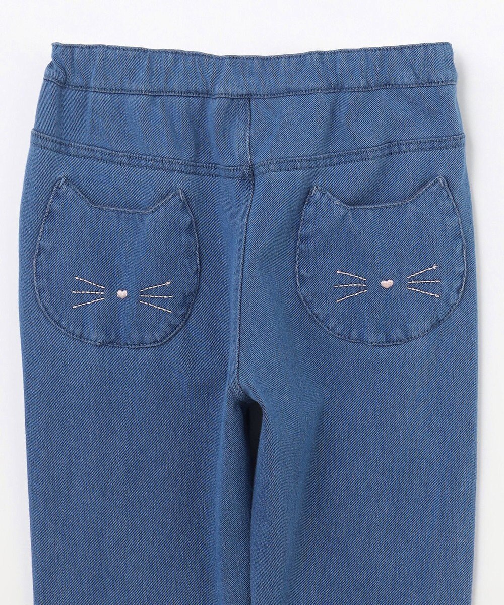 ANY KIDS カット デニム パンツ 