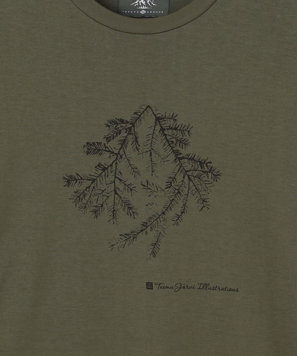 JOSEPH ABBOUD MOUNTAIN 【テーム・ヤルヴィコラボレーション商品・サスティナブル】ビオグレース天竺 ロングスリーブ Tシャツ 