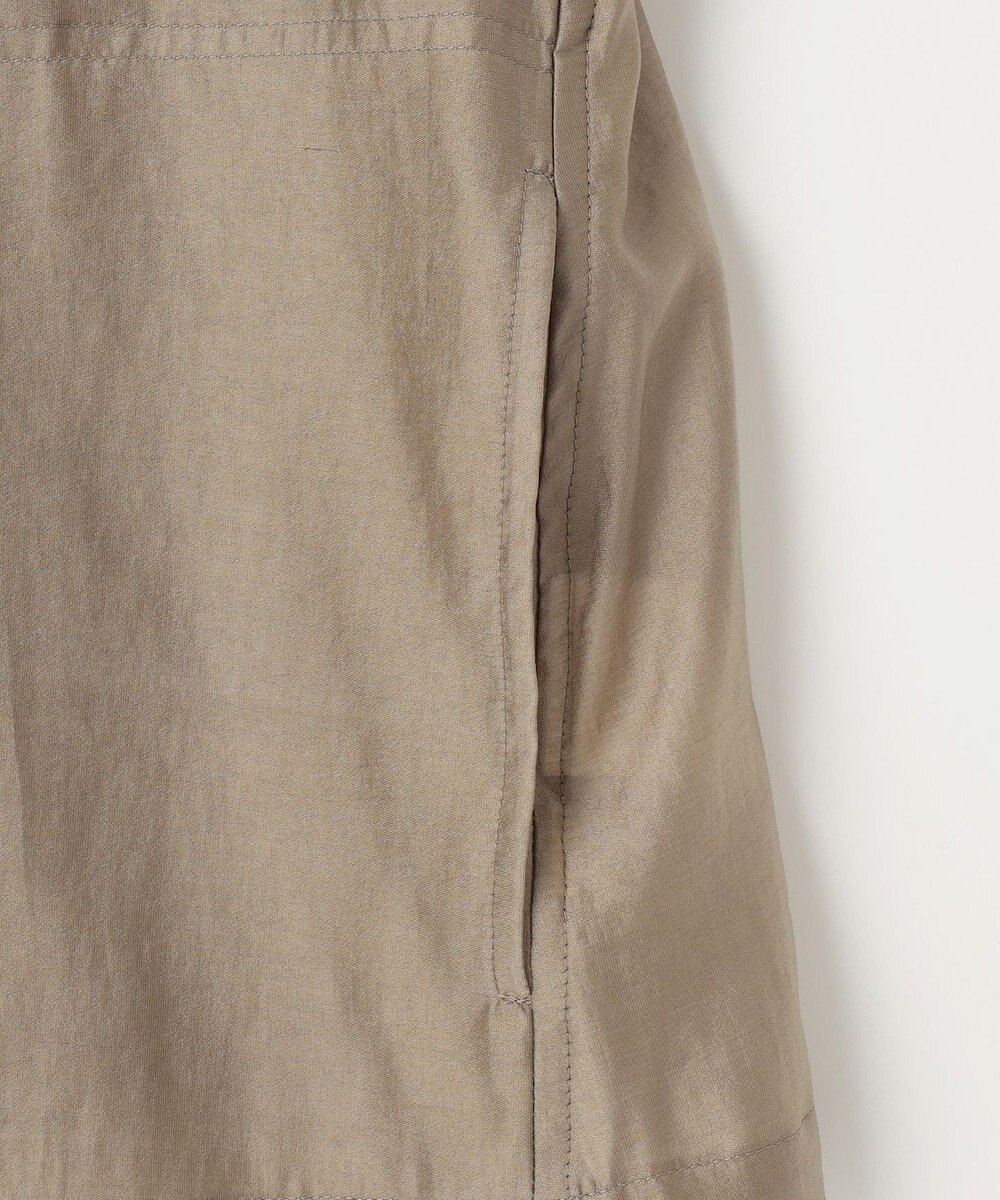 自由区 【洗える・XSサイズあり】スタンドカラーシアー ブルゾン 