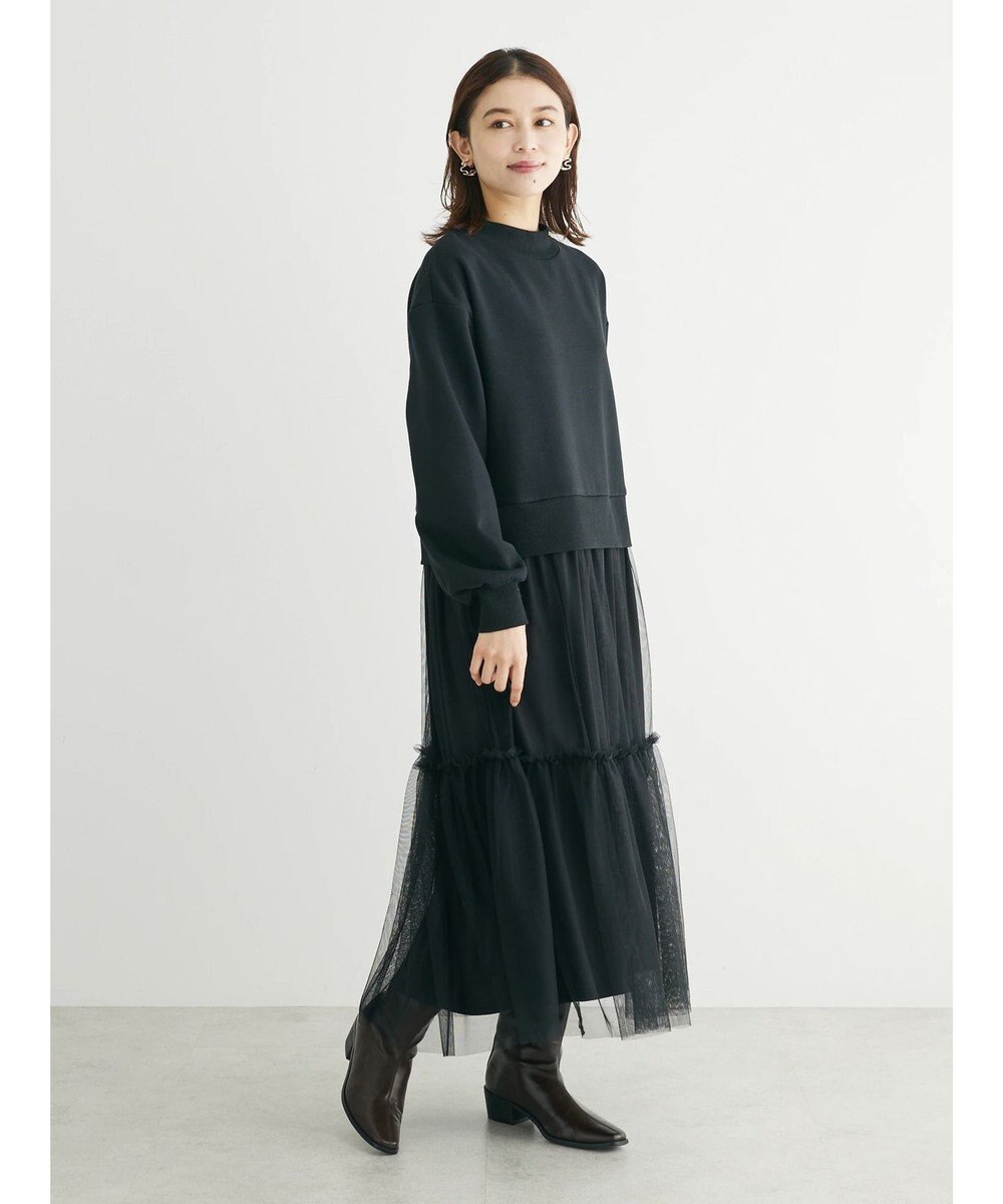 Green Parks ・ＳＵＧＡＲ　ＳＰＯＯＮ　チュールドッキングワンピース 