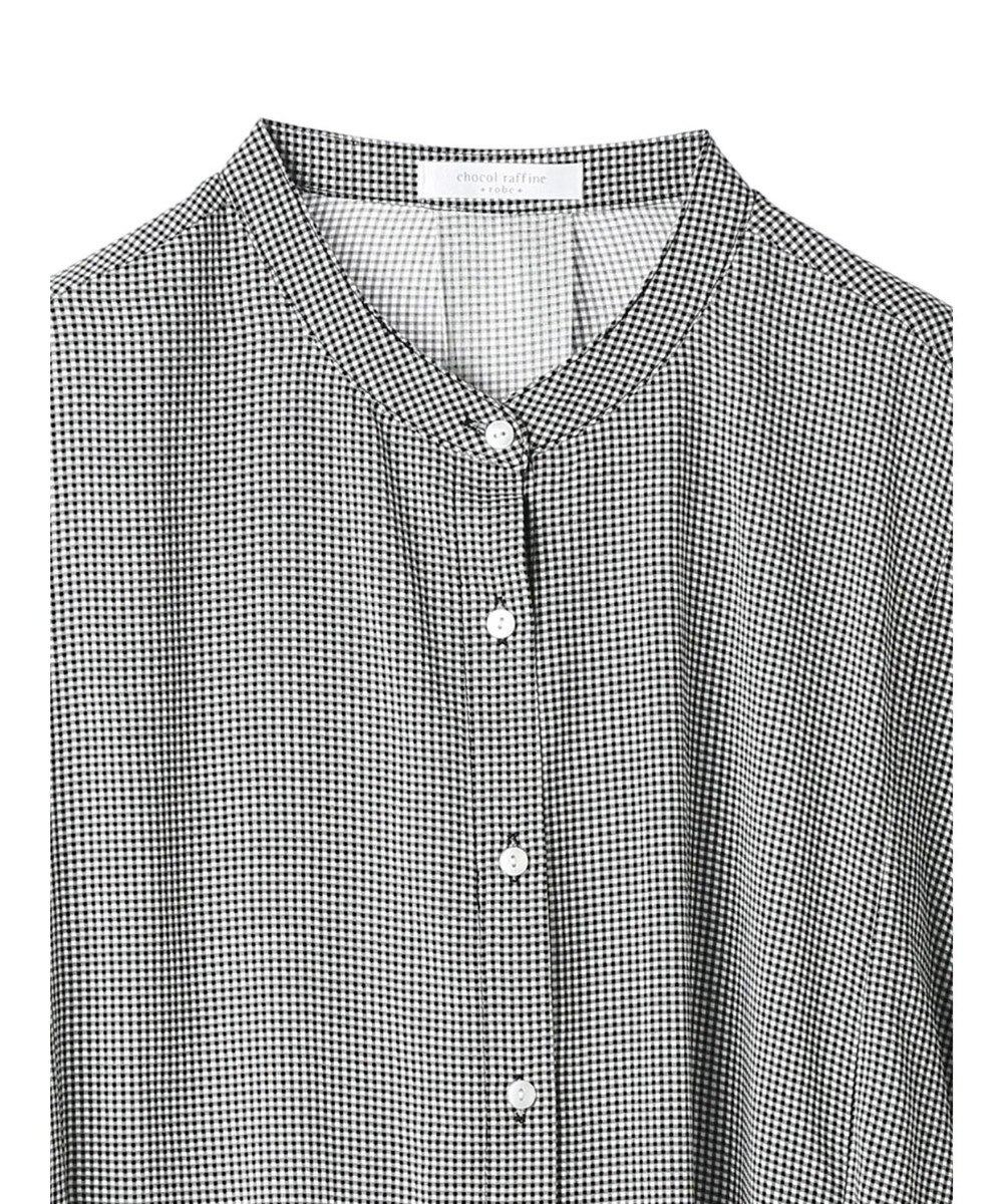 Green Parks 接触冷感　アソート柄ブラウス 