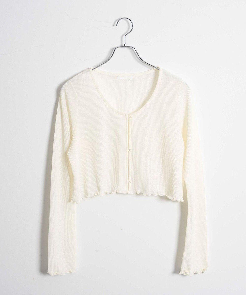 WEGO 【紫外線対策】シアーカーディガン 