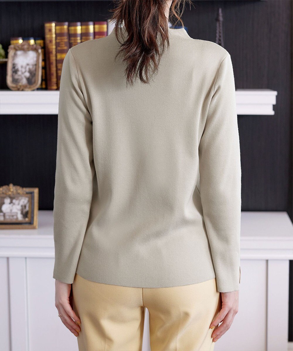 Tiaclasse 【洗える】ハイネックニットプルオーバー 