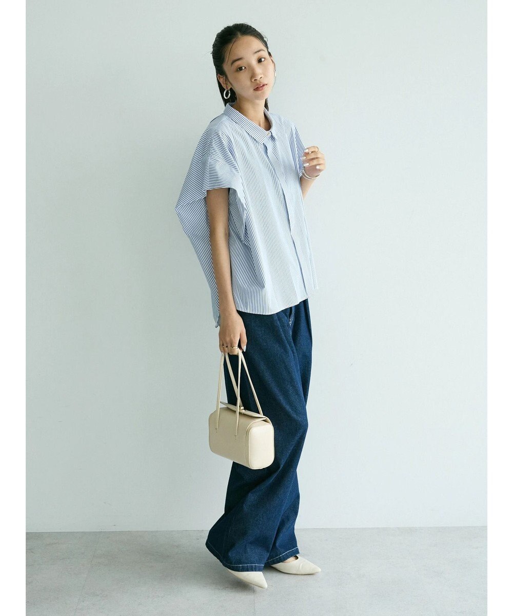 CRAFT STANDARD BOUTIQUE ステンサイドソリッドストライプブラウス2 