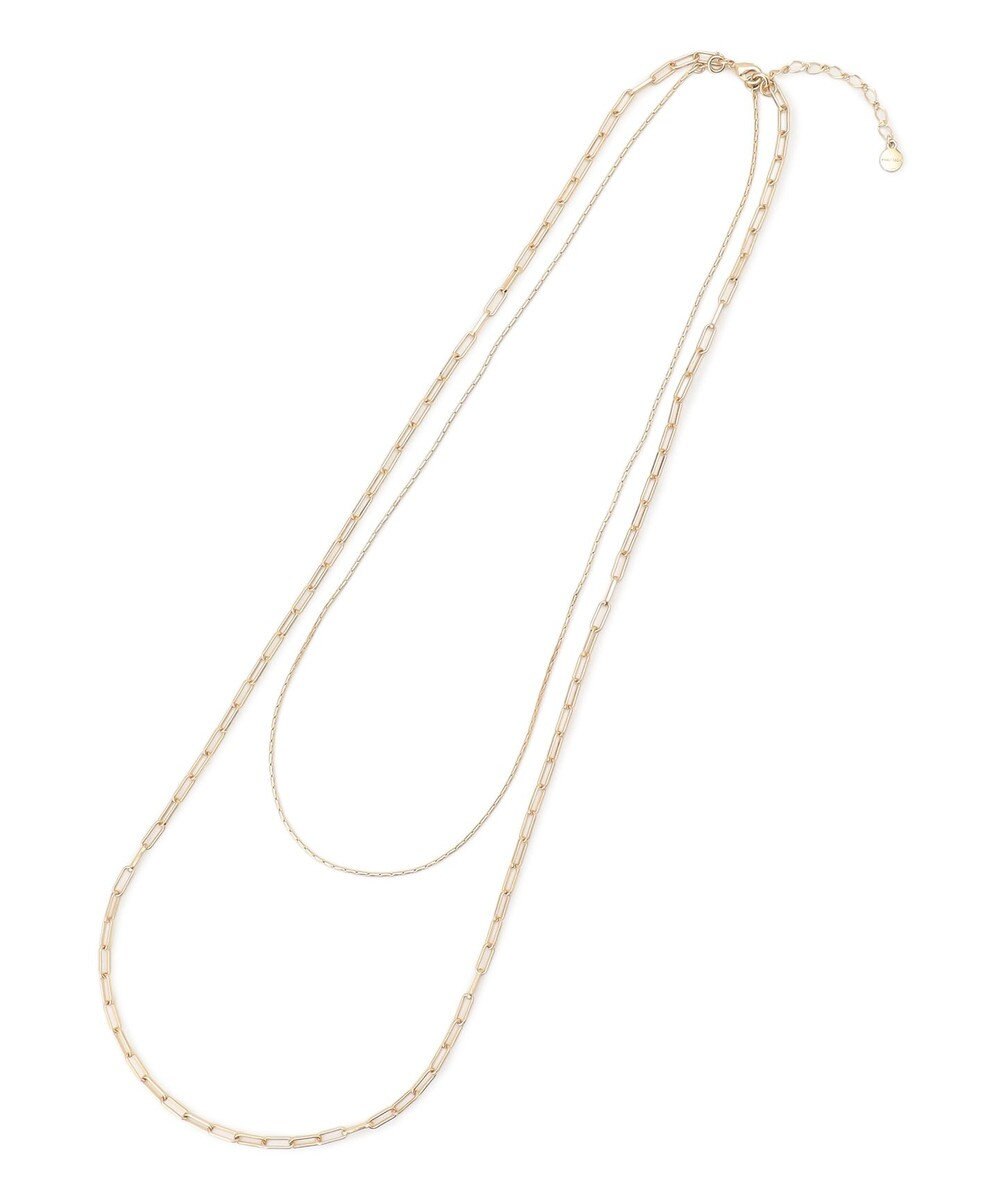 23区 【先行予約】2WAYオーバルチェーン ネックレス 