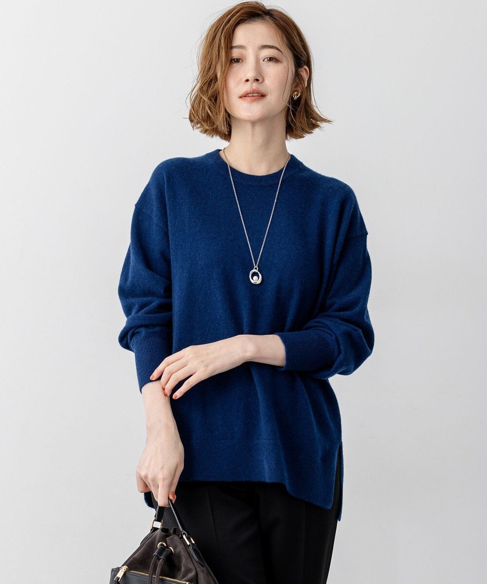 23区 S 【見上愛さん着用/Oggi・STORY掲載】ピュアカシミヤ クルーネック ニット 