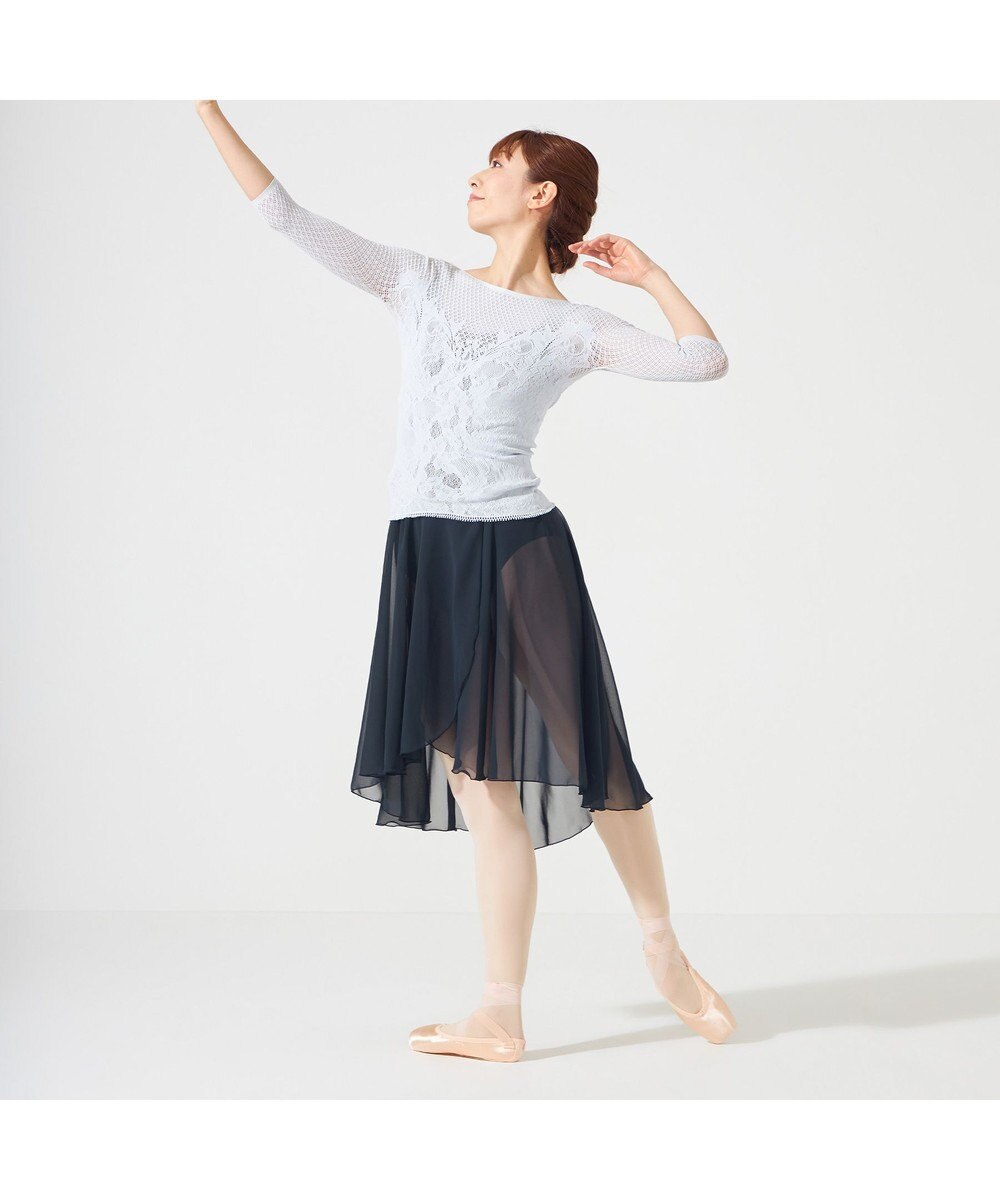 Chacott 【ノーソーイングニット】キシリトールボートネックトップ 