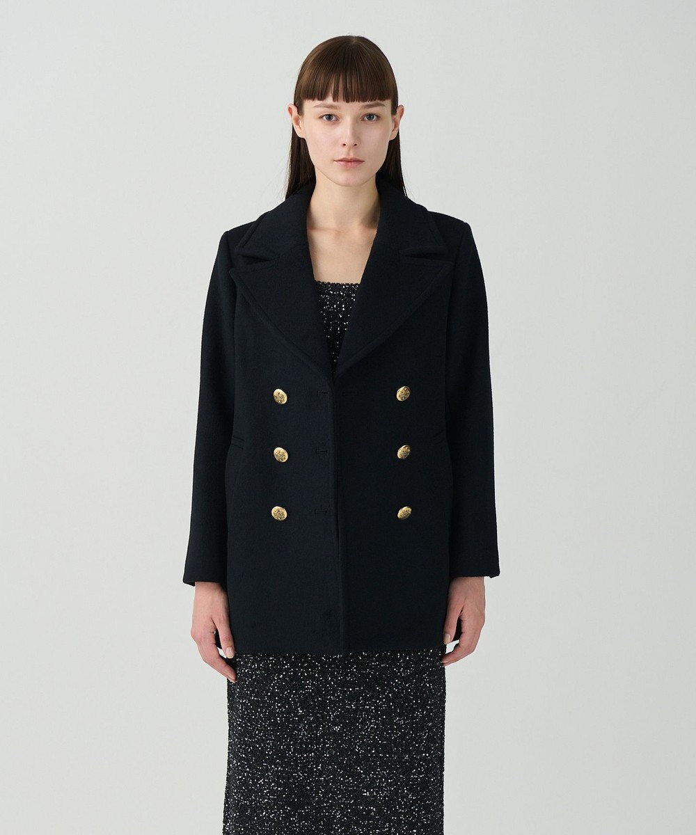 GRACE CONTINENTAL サイドスリットPコート 