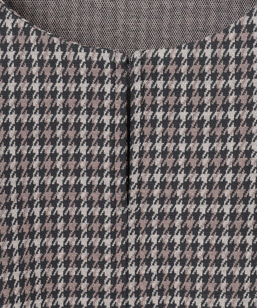 J.PRESS LADIES L ガンクラブチェック ペプラム カットソー 