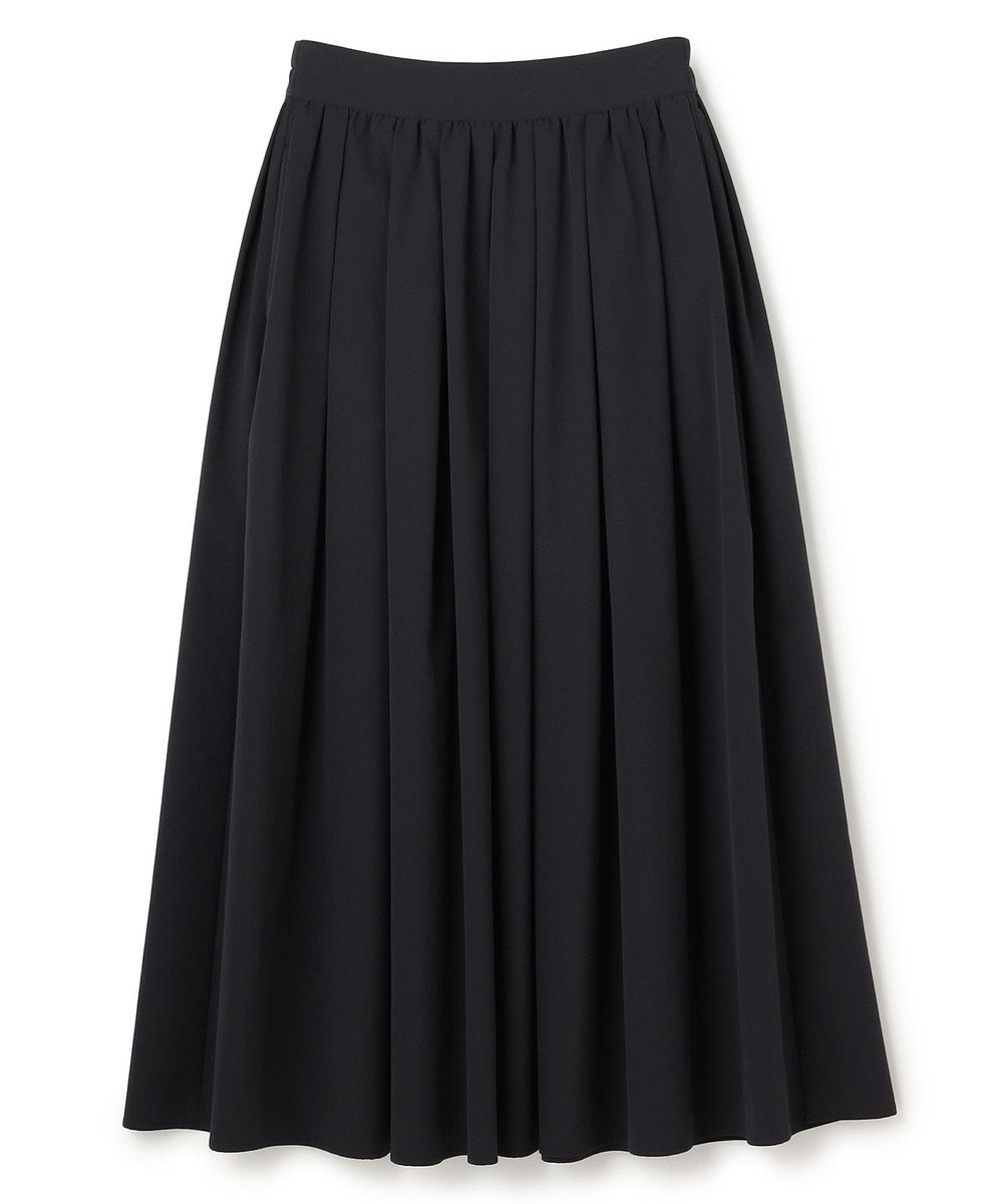 uncrave クールタッチカラータイプライター フレアスカート 