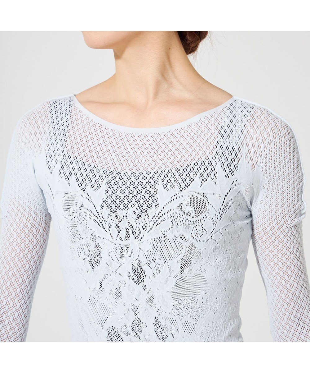 Chacott 【ノーソーイングニット】キシリトールボートネックトップ 