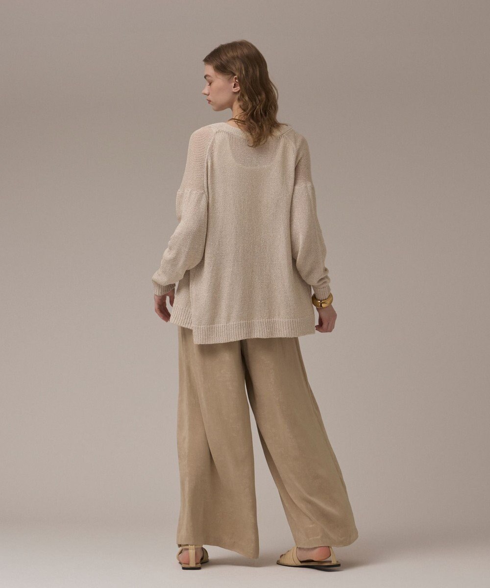 GRACE CONTINENTAL ラメルーズニットカーディガン 