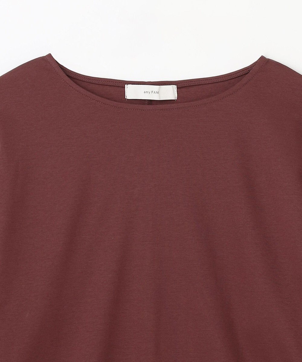 ANY シルケットスムースパフスリーブトップス 