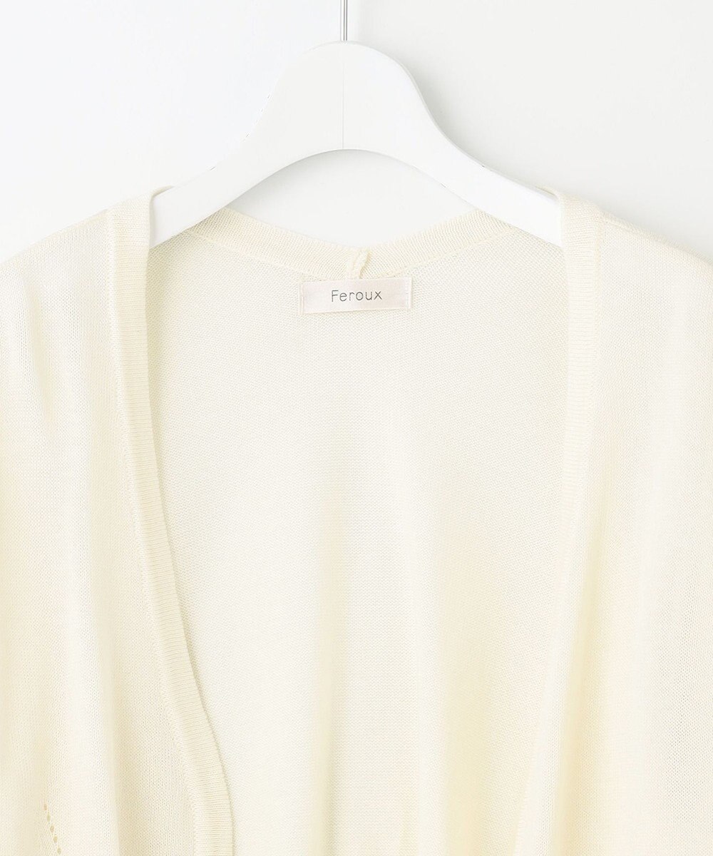 Feroux 【洗える】アイレット ボレロ 