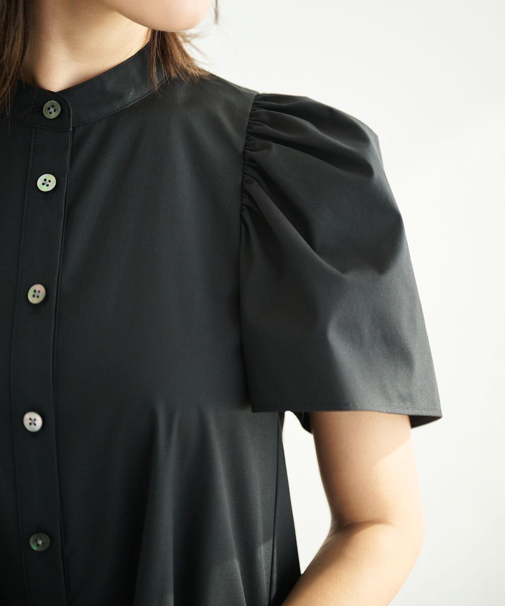 #Newans フレアヘムシャツワンピース 