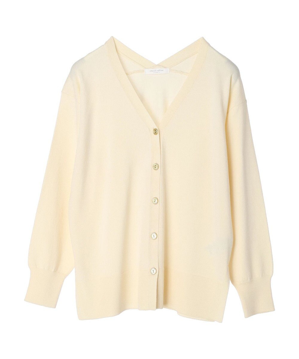 Green Parks ゴールド釦ニットカーディガン 