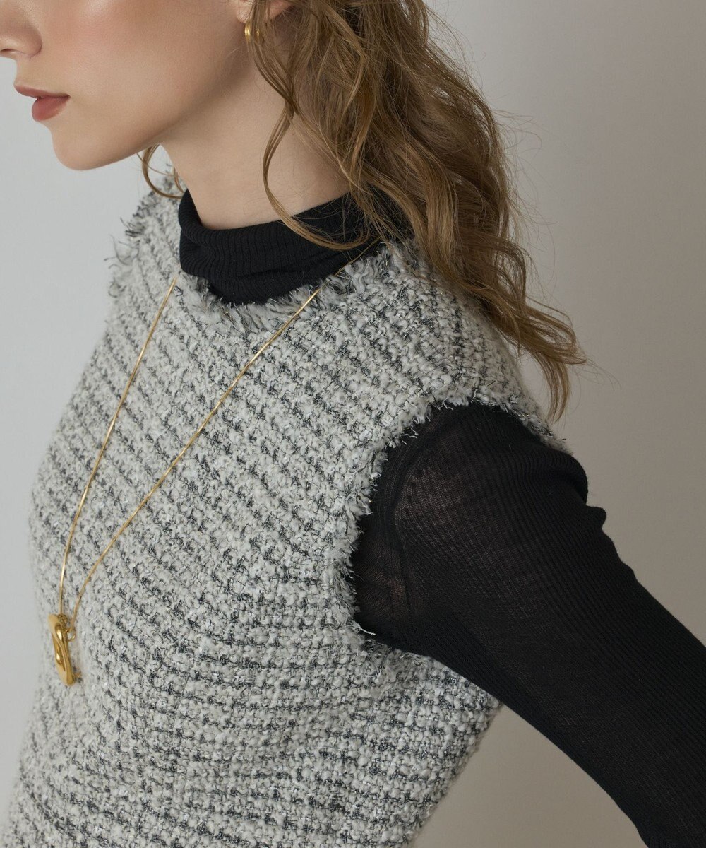 GRACE CONTINENTAL ツイードタイトワンピース 