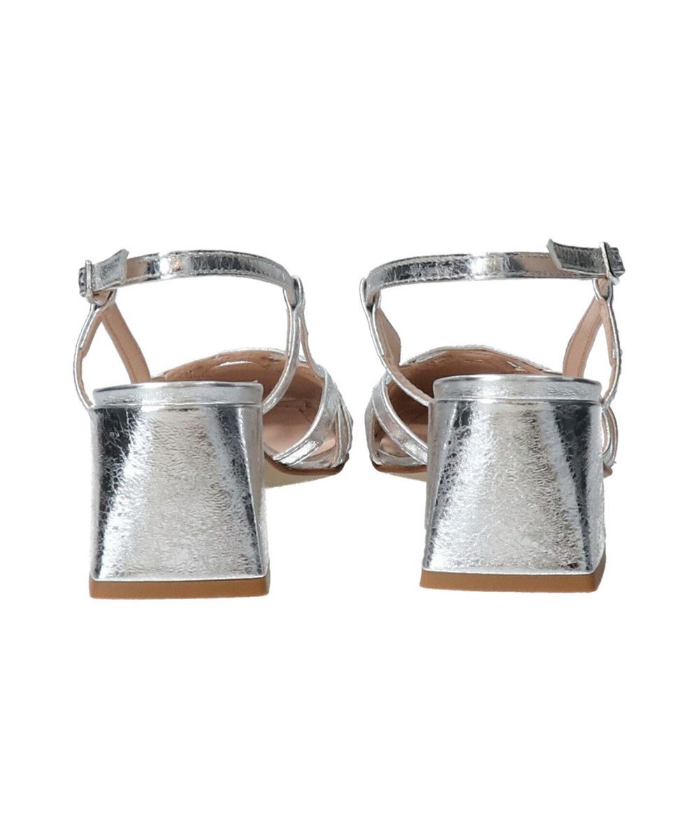 INTER-CHAUSSURES 【INTER-CHAUSSURES】スクエアトウチャンキーヒールバックバンド 