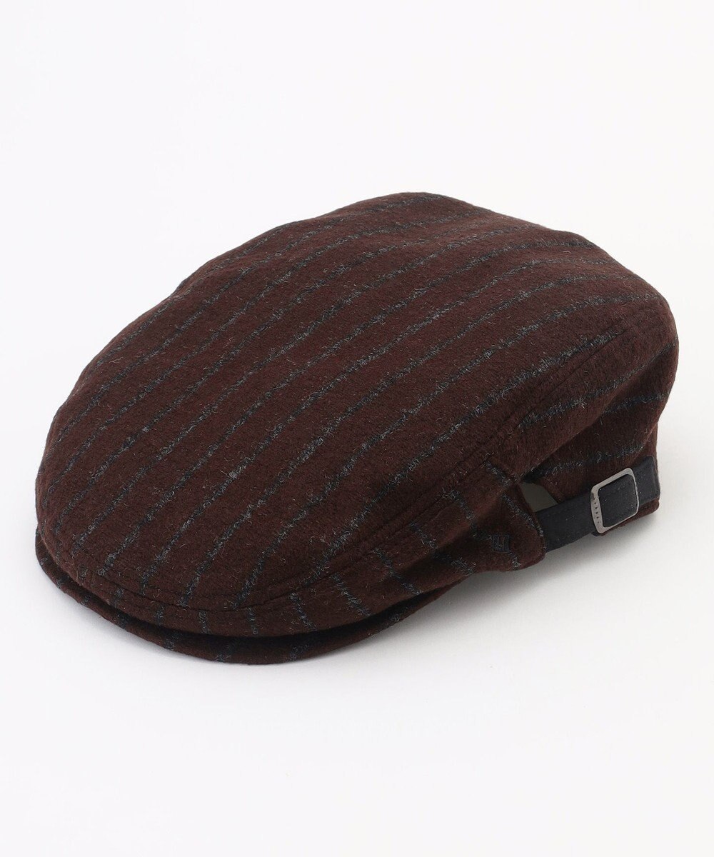 JOSEPH ABBOUD 【サイズ調整可】ワイドチョークストライプハンチング 