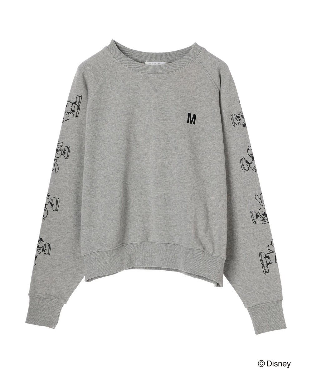 Green Parks Ｄｉｓｎｅｙ／裏毛袖プリントスウェットII 