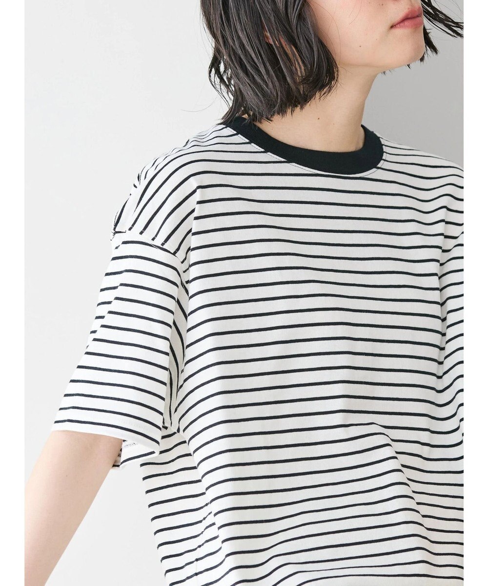 AMERICAN HOLIC ボーダーショートカットプルオーバー 