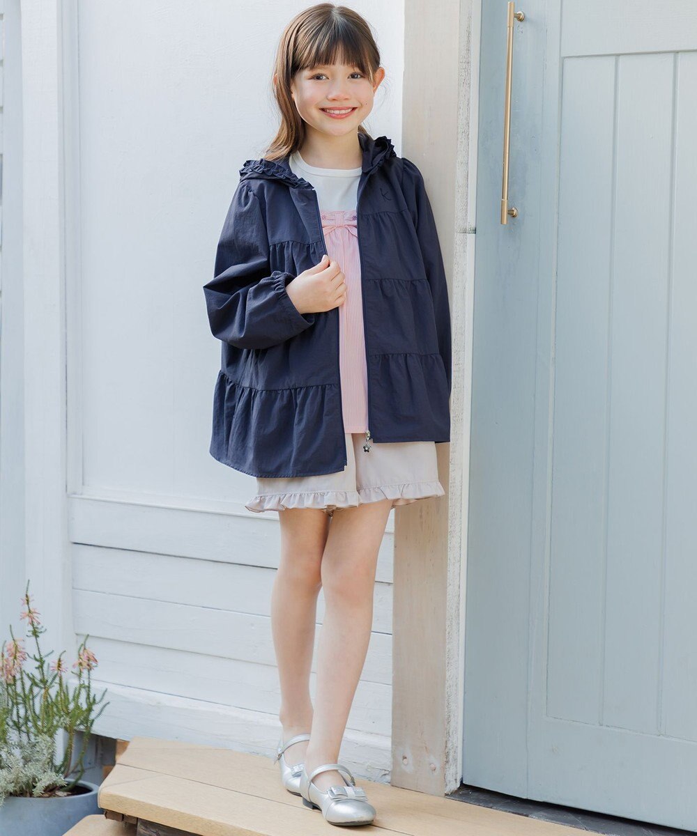 組曲 KIDS 【150-170㎝】 フラワーリボンチュニック 