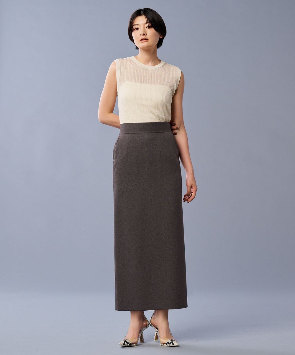 uncrave シアー リブ ノースリーブ ニット（uncrave STANDARD） 