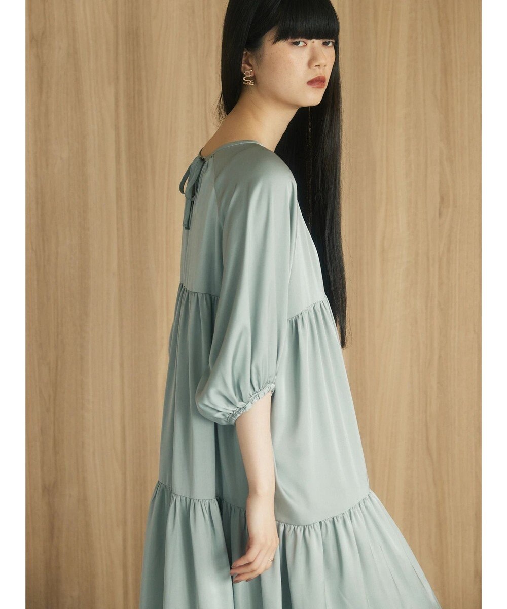Green Parks armonia．ティアード切り替えワンピース 