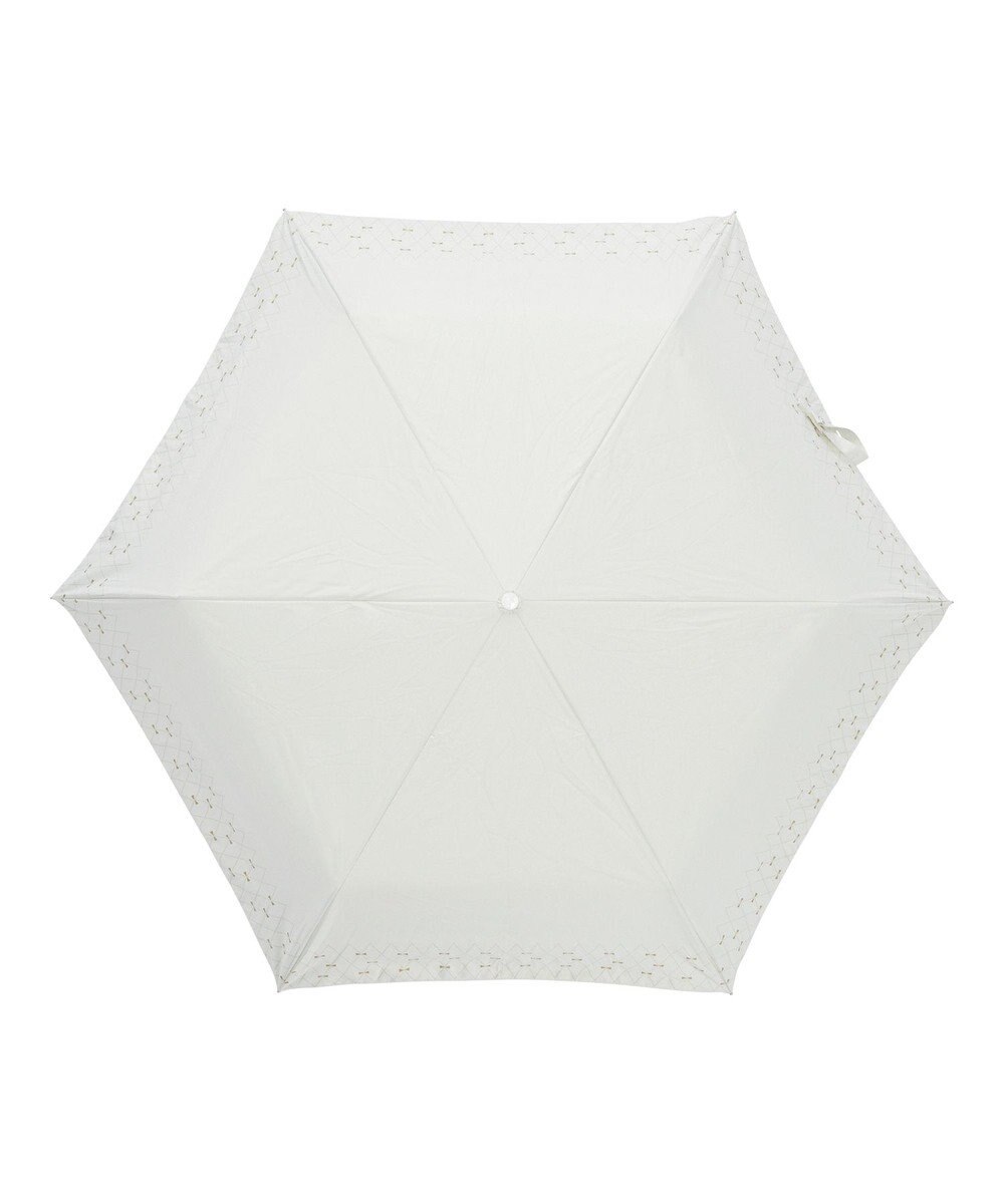 MOONBAT estaa 晴雨兼用 折りたたみ傘 リボンプリント 日傘 遮光 遮熱 UV 